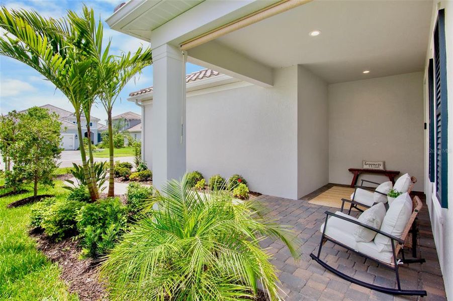 Exterior details and patio area of a home in , Sarasota (Image 4). Exterior details and patio area of a home in , Sarasota (Image 4).