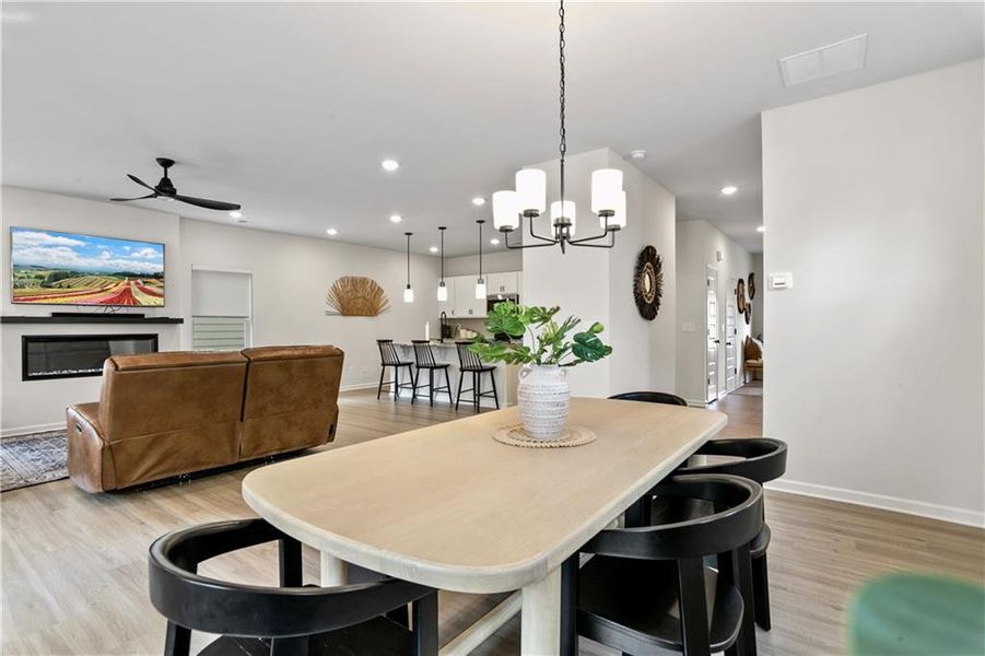 Furnished interior view inside a new home in , Cartersville (Image 19).