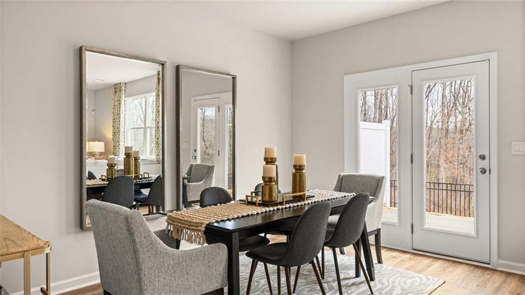Furnished interior view inside a new home in Echo Glen, Stockbridge (Image 9). Furnished interior view inside a new home in Echo Glen, Stockbridge (Image 9).