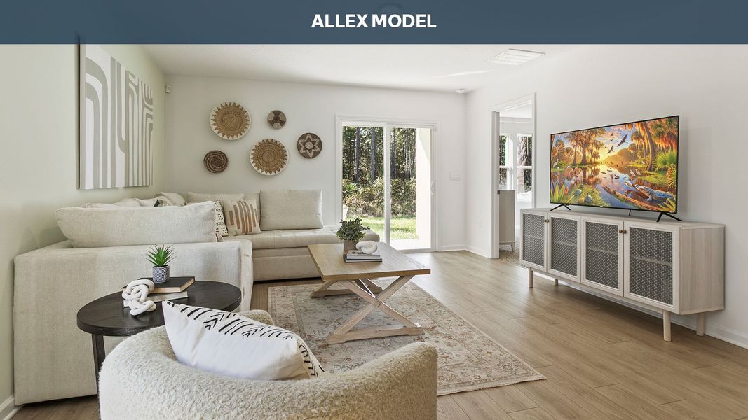 Representative furnished interior of a home built from the Allex by D.R. Horton in Diamond Springs, Jacksonville (Image 12).