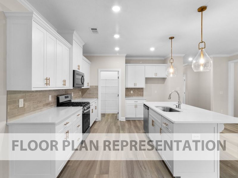 Furnished interior view inside a new home in Forrest Bluff, North Augusta (Image 5).