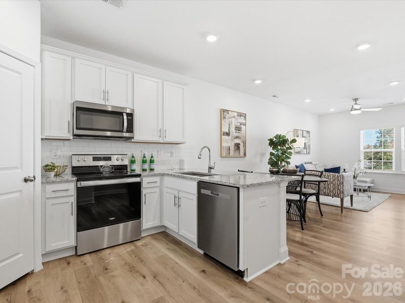 Furnished interior view inside a new home in Sycamore Trail, Matthews (Image 11).