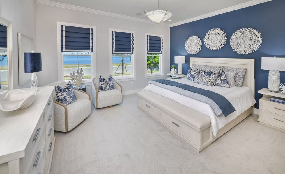 Furnished interior in a model home at Laureate Park in Orlando (Image 8).