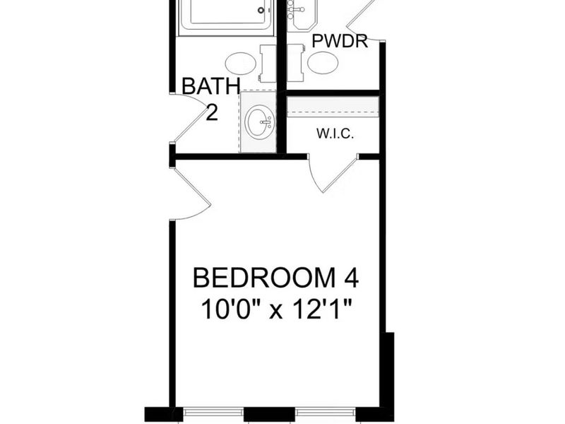 2D floor plan layout of this home in Waverly Estates, Nevada, TX (Image 3).