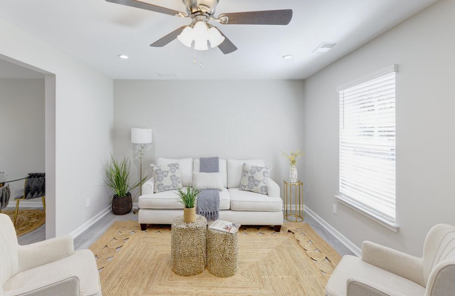 Furnished interior view inside a new home in , Walterboro (Image 10). Furnished interior view inside a new home in , Walterboro (Image 10).