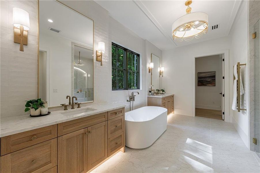 Furnished interior view inside a new home in , Alpharetta (Image 14).