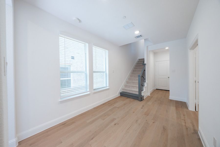 Spacious, unfurnished interior of a new home in Bayside, Rowlett (Image 16). Spacious, unfurnished interior of a new home in Bayside, Rowlett (Image 16).