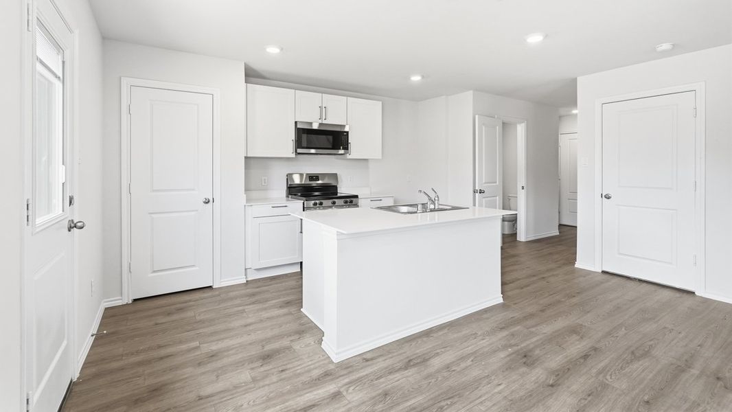Representative furnished interior of a home built from the Davis by D.R. Horton in The Hills of Sherman, Sherman (Image 7).