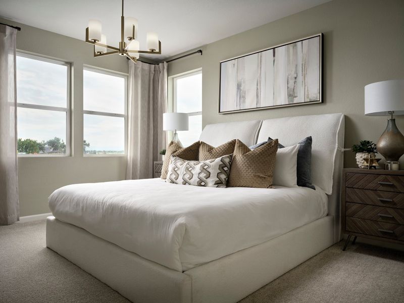 Representative furnished interior of a home built from the D by Tri Pointe Homes in Westside Crossing, Berthoud (Image 12).