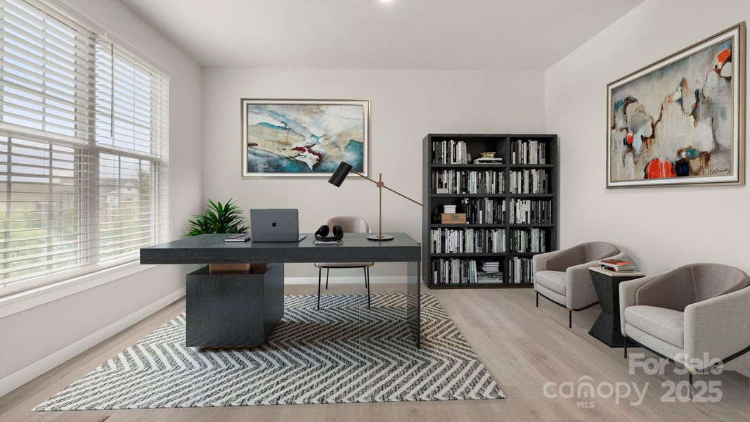 Furnished interior view inside a new home in , Fort Mill (Image 7).