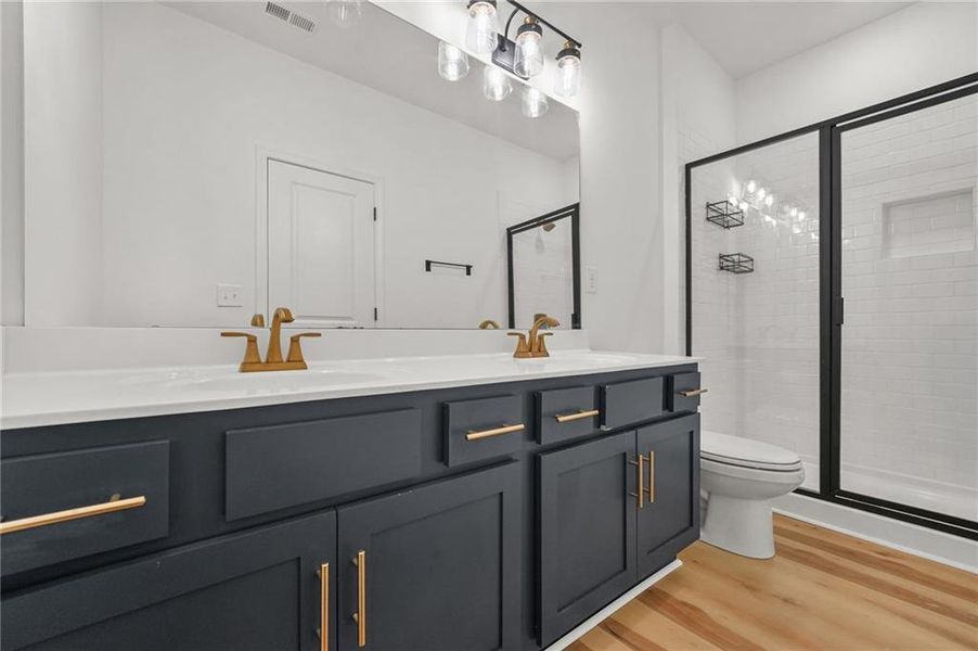 Furnished interior view inside a new home in , Atlanta (Image 16).