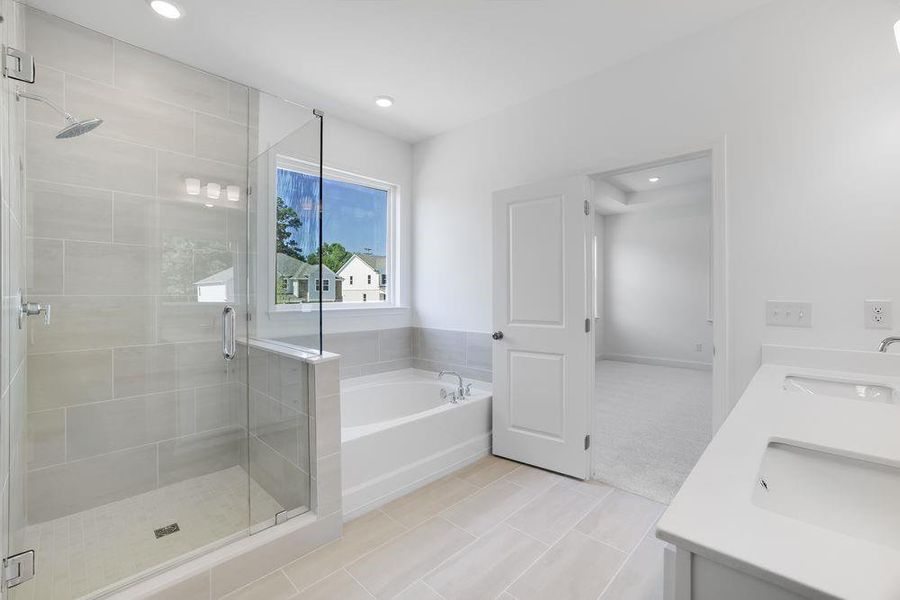 Furnished interior view inside a new home in Oakmead, Buford (Image 13). Furnished interior view inside a new home in Oakmead, Buford (Image 13).