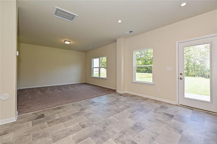 Spacious, unfurnished interior of a new home in Varnell Preserve, Dalton (Image 15). Spacious, unfurnished interior of a new home in Varnell Preserve, Dalton (Image 15).