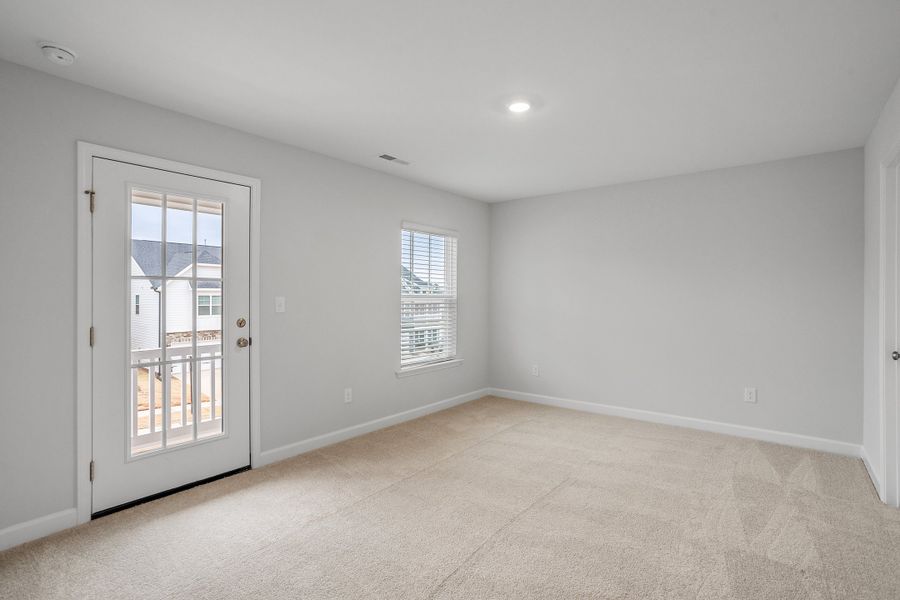 Spacious, unfurnished interior of a new home in Sweetbrier, Durham (Image 40).