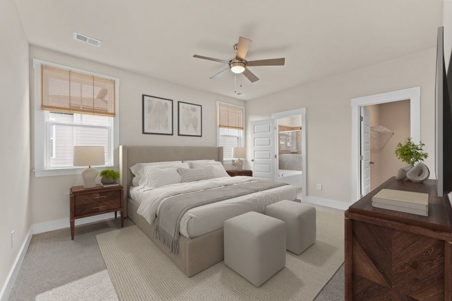 Satterfield Master Bedroom Furnished