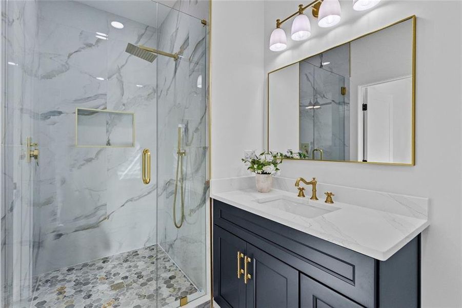 Furnished interior view inside a new home in , Bethlehem (Image 18).