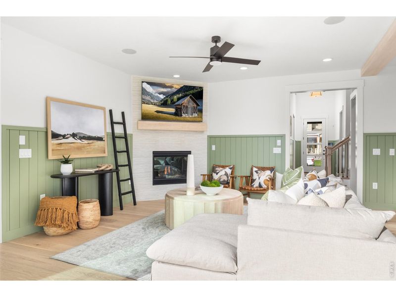 Furnished interior view inside a new home in Barefoot Lakes, Firestone (Image 30).