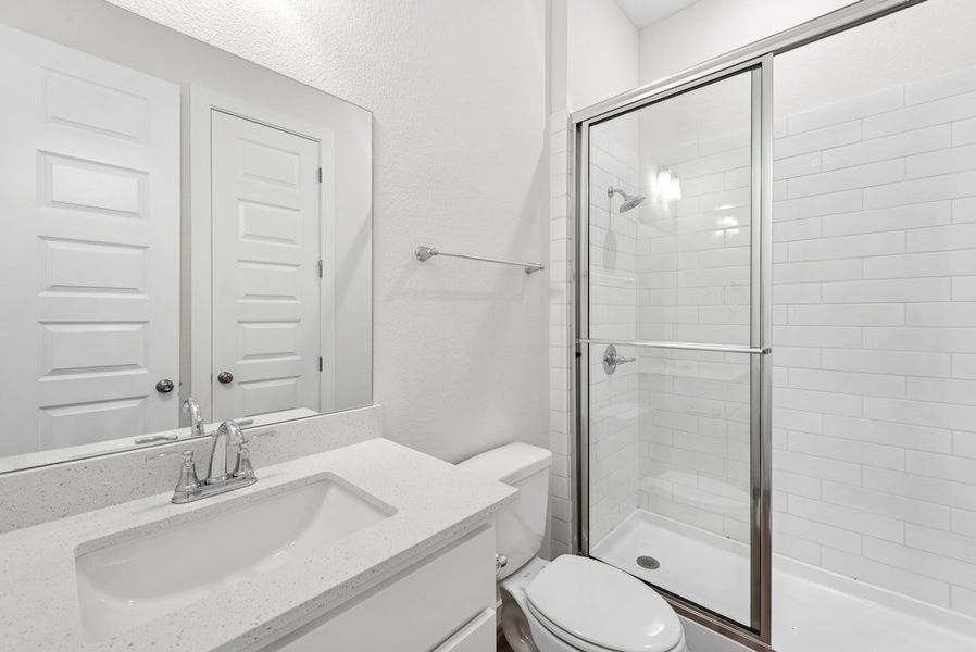 Furnished interior view inside a new home in University Heights, Round Rock (Image 37).