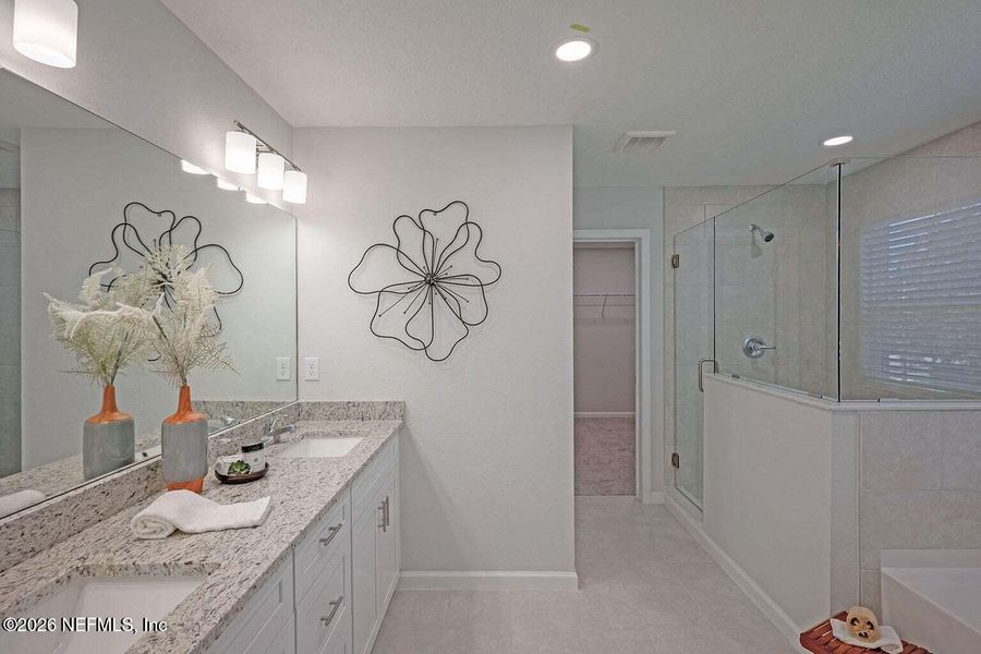 Furnished interior view inside a new home in , Jacksonville (Image 21).