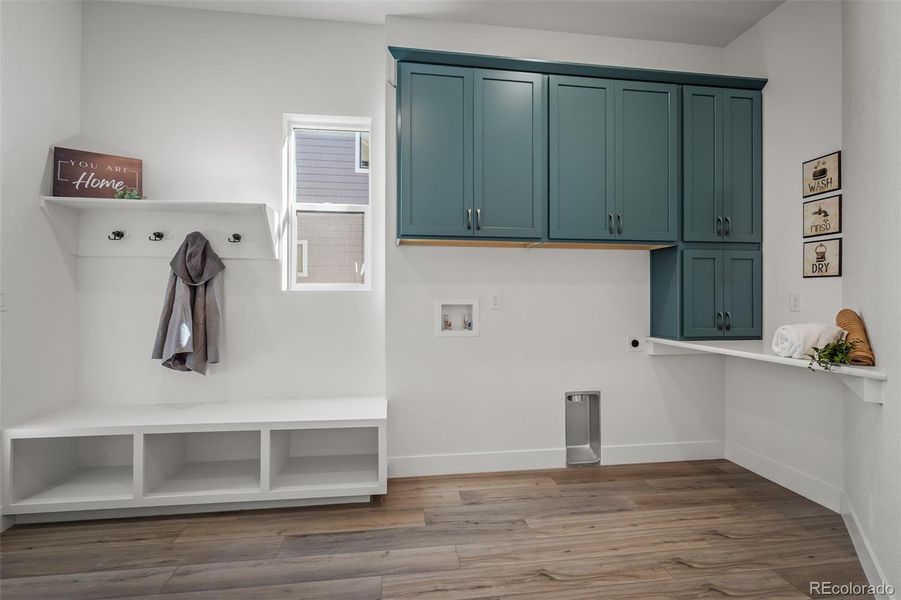 Furnished interior view inside a new home in Cloverleaf - Pinnacle Collection, Monument (Image 14).