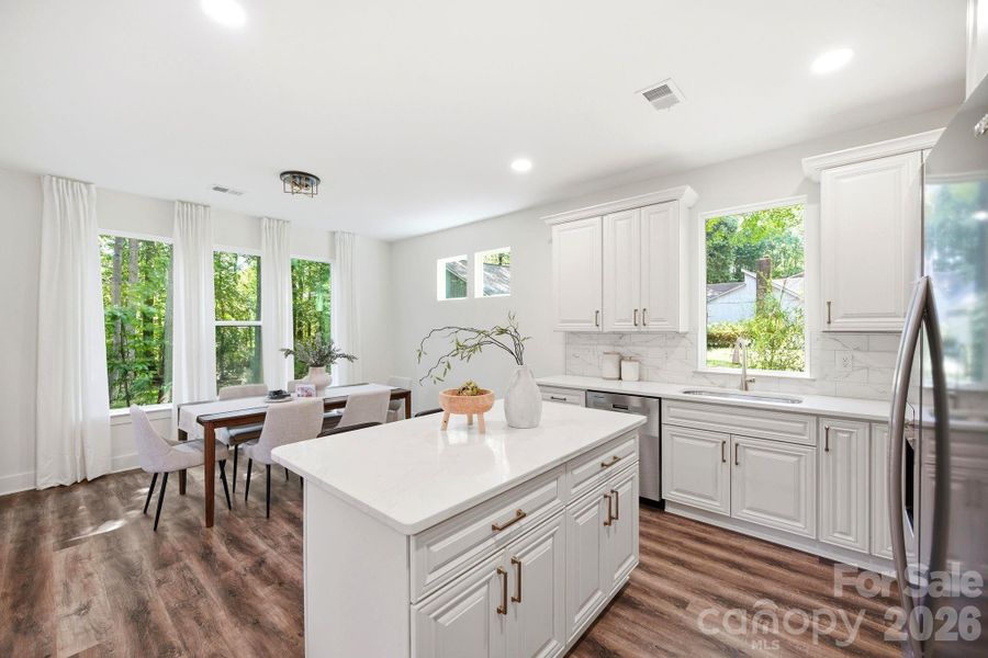 Furnished interior view inside a new home in , Charlotte (Image 19).