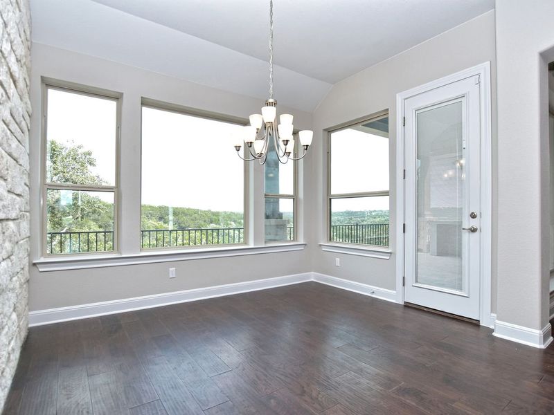 Representative unfurnished interior of a home built from the Coronado I by Giddens Homes in Clearwater Ranch, Liberty Hill (Image 109).