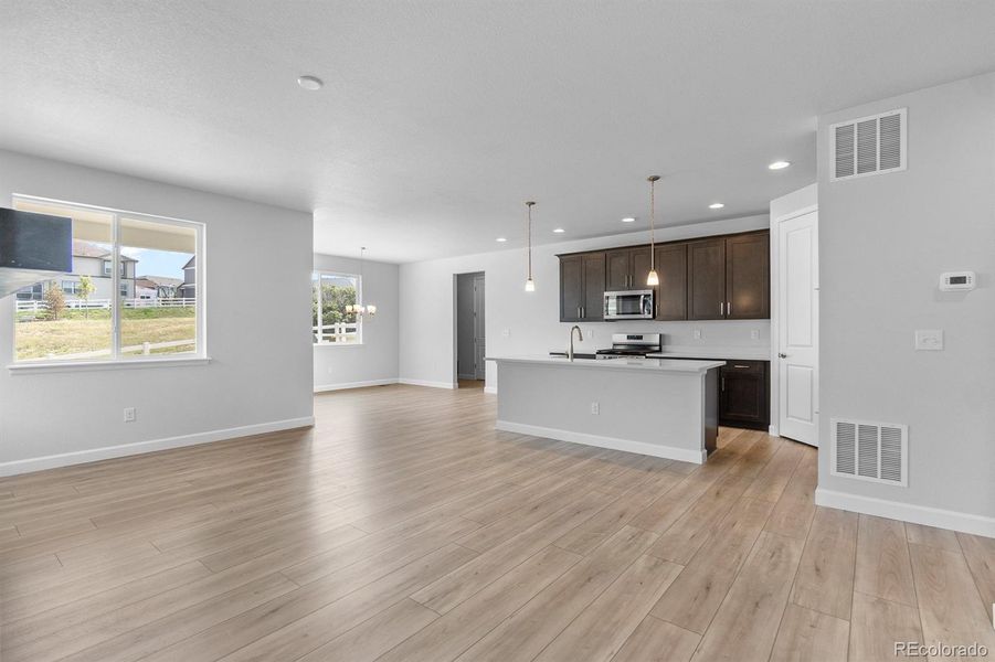 Furnished interior view inside a new home in , Castle Rock (Image 11). Furnished interior view inside a new home in , Castle Rock (Image 11).