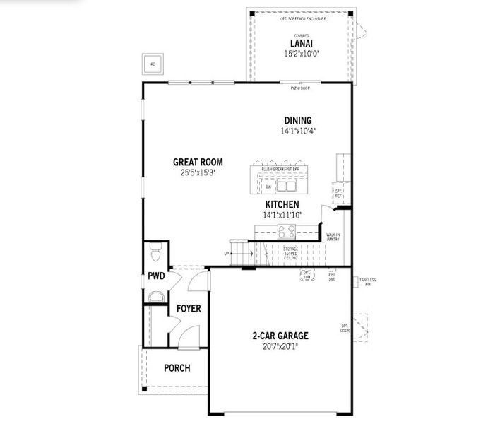 2D floor plan layout for the Riley by Mattamy Homes in RiverTown - Forest, St. Johns, FL (Image 5). 2D floor plan layout for the Riley by Mattamy Homes in RiverTown - Forest, St. Johns, FL (Image 5).