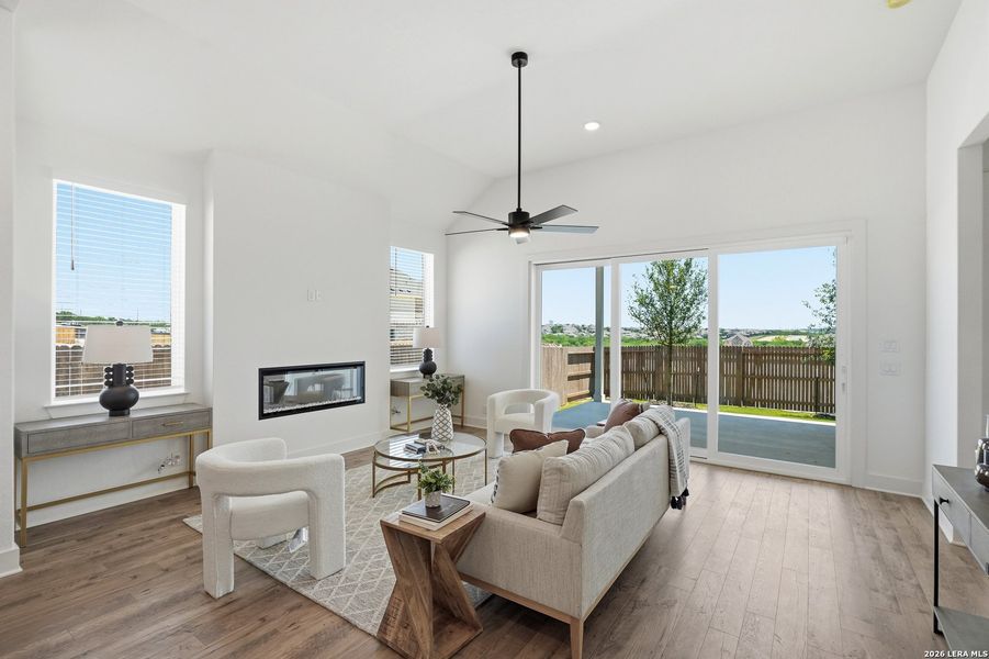 Furnished interior view inside a new home in Prominence Urban, San Antonio (Image 34).