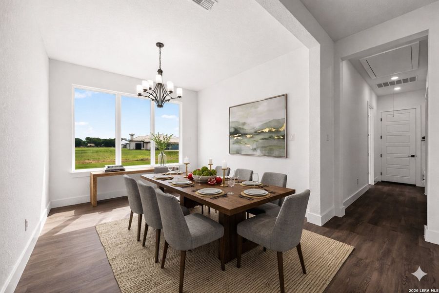 Furnished interior view inside a new home in , Castroville (Image 36).
