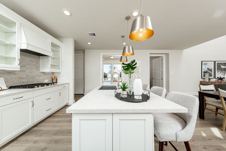 Representative furnished interior of a home built from the Stratford by Beazer Homes in Amira: Premier Collection, Tomball (Image 5).