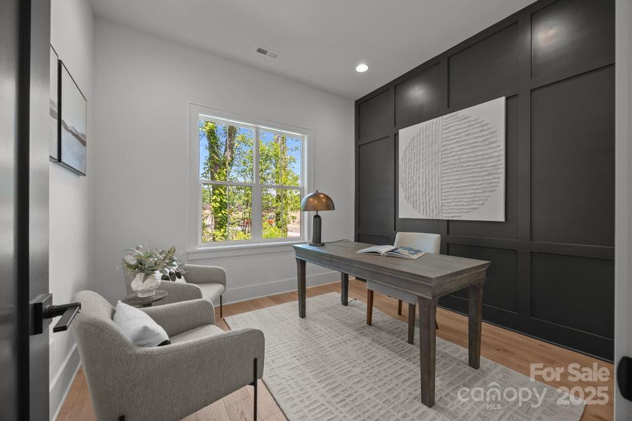 Furnished interior view inside a new home in , Charlotte (Image 29).