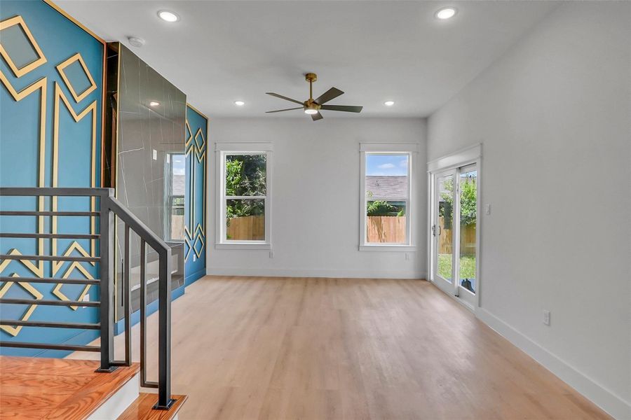 Spacious, unfurnished interior of a new home in , Houston (Image 13). Spacious, unfurnished interior of a new home in , Houston (Image 13).
