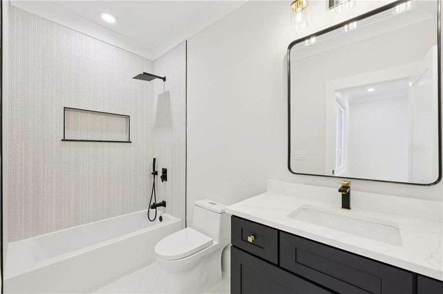 Furnished interior view inside a new home in , Dacula (Image 19).