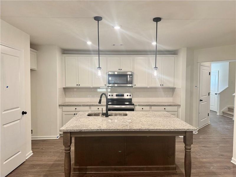 Furnished interior view inside a new home in Silver Leaf, Dawsonville (Image 7).