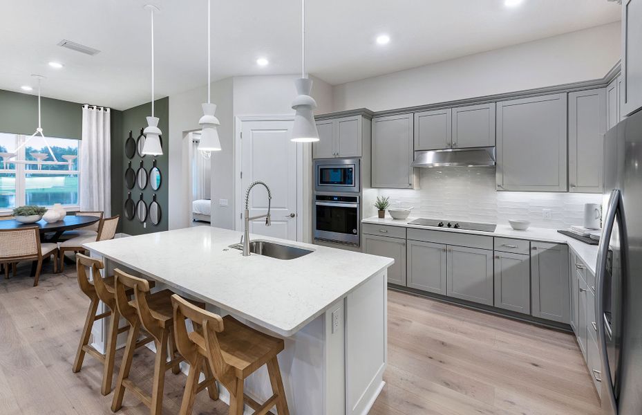 Furnished interior view inside a new home in Emerson Oaks, Vero Beach (Image 6).