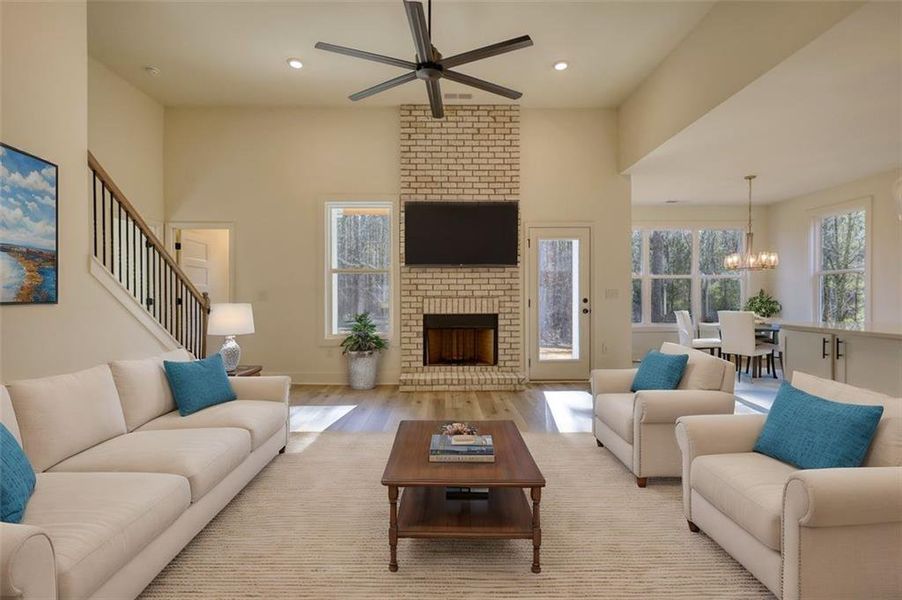 Furnished interior view inside a new home in , Mansfield (Image 17). Furnished interior view inside a new home in , Mansfield (Image 17).