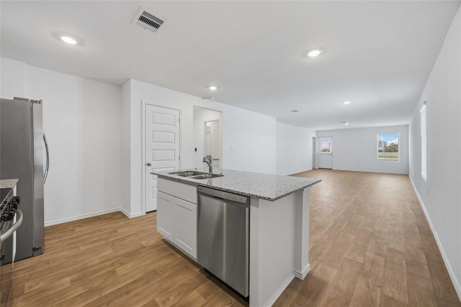 Furnished interior view inside a new home in Garver Heights, Houston (Image 10). Furnished interior view inside a new home in Garver Heights, Houston (Image 10).