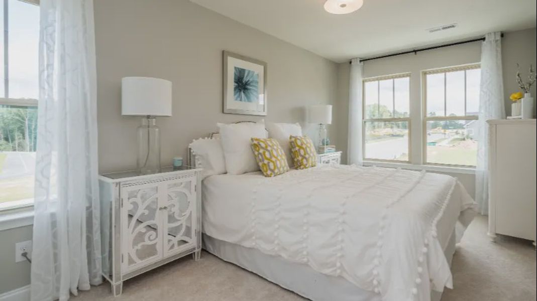 Furnished interior view inside a new home in Battle Bridge, Raleigh (Image 20).