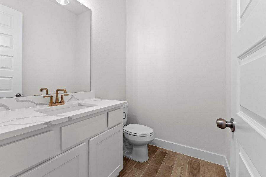 Furnished interior view inside a new home in Lariat, Liberty Hill (Image 15).