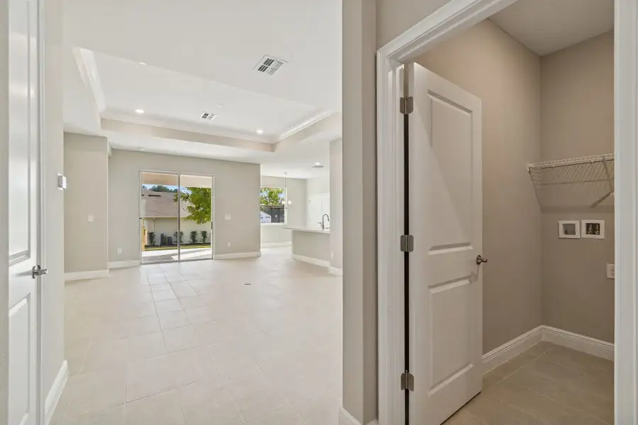 Representative unfurnished interior of a home built from the Juno by William Ryan Homes in Southern Hills Plantation, Brooksville (Image 39). Representative unfurnished interior of a home built from the Juno by William Ryan Homes in Southern Hills Plantation, Brooksville (Image 39).