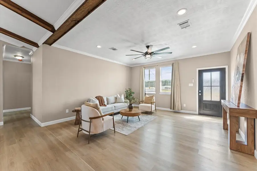 Furnished interior view inside a new home in , Huffman (Image 4). Furnished interior view inside a new home in , Huffman (Image 4).