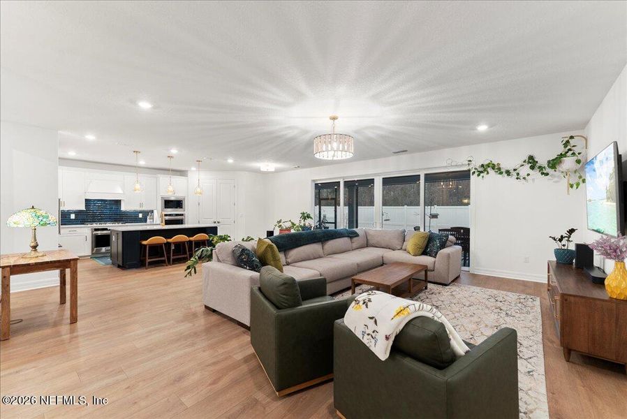 Furnished interior view inside a new home in , Jacksonville (Image 5).