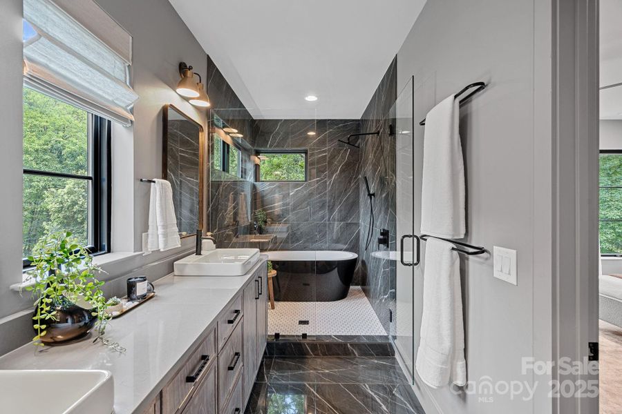 Furnished interior view inside a new home in , Charlotte (Image 33).