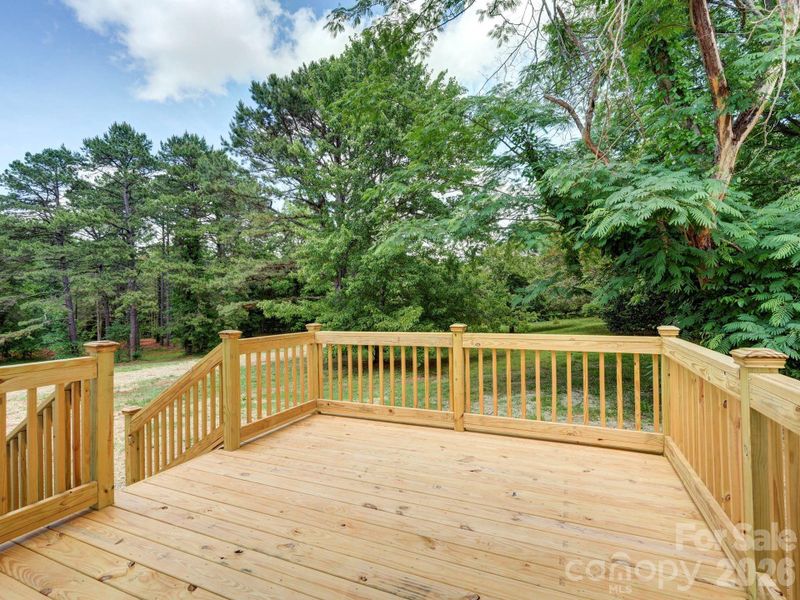 Exterior details and patio area of a home in , Mooresville (Image 15).