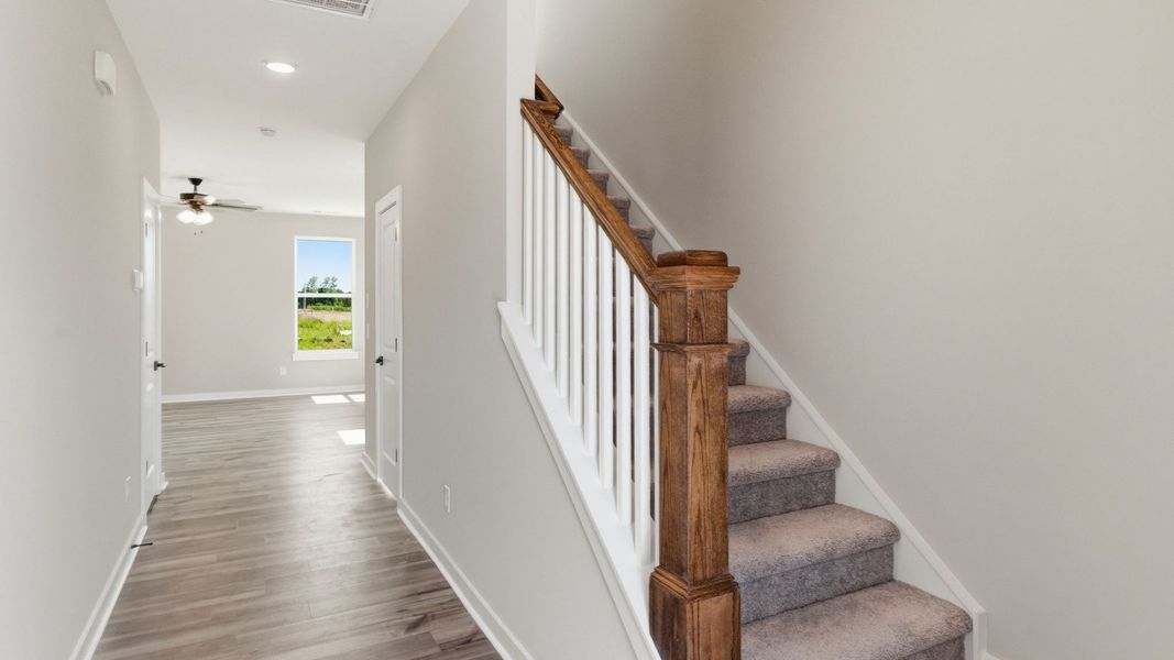 Hallway and staircase
