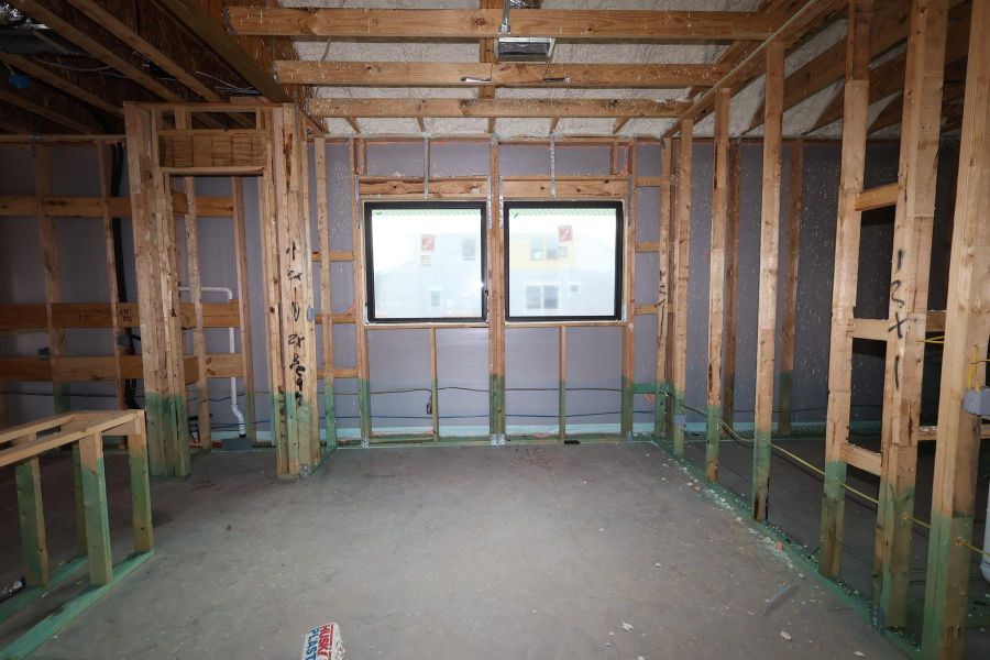 In-progress construction of a new home in Sienna - Grove Collection, Missouri City, TX (Image 4).