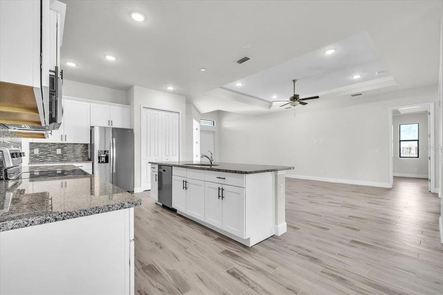 Furnished interior view inside a new home in , Cape Coral (Image 8).
