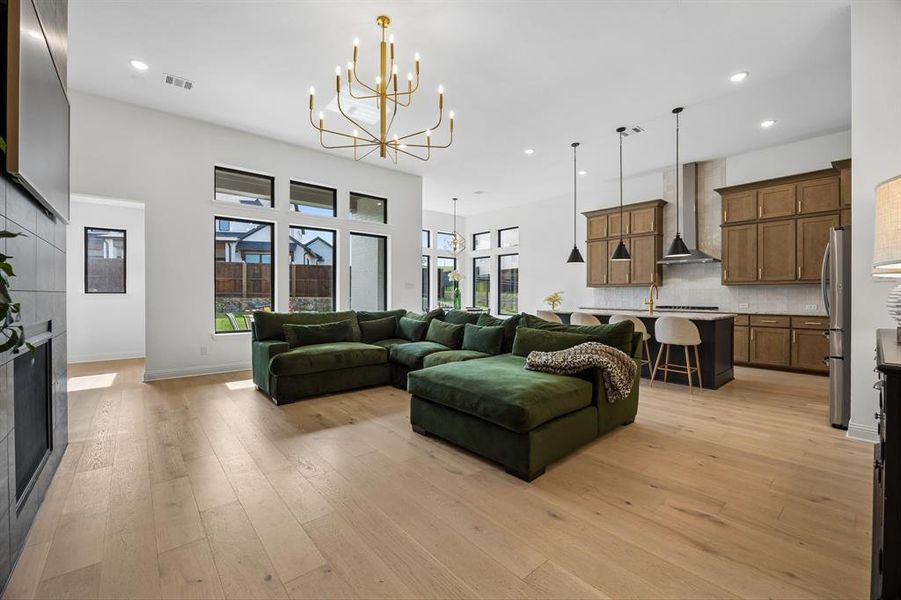 Furnished interior view inside a new home in , Fort Worth (Image 13).