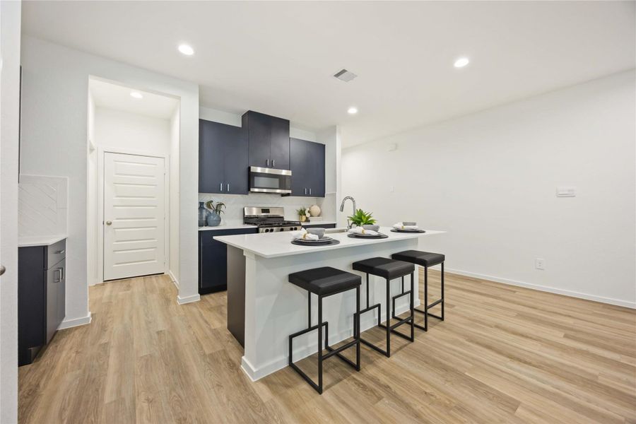 Furnished interior view inside a new home in Alaia Crossing, Houston (Image 14).